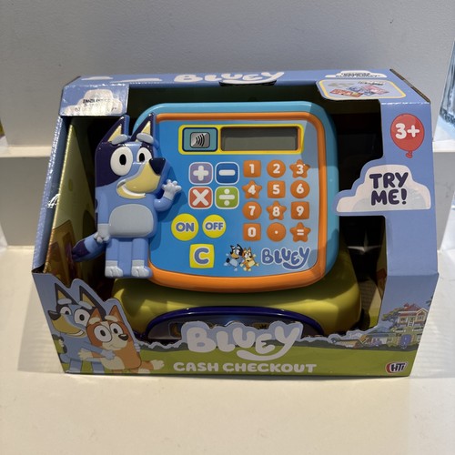 Bluey toy cash register - cash,