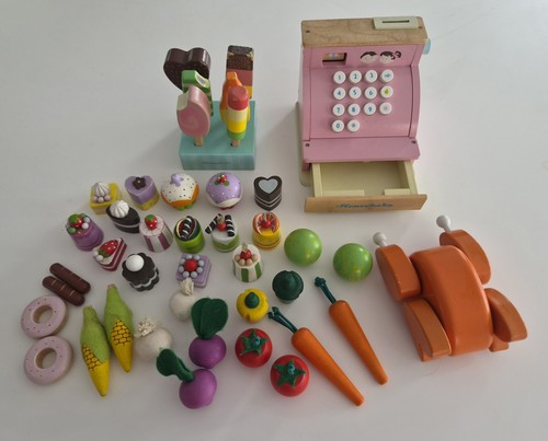 Toy van wooden - van,